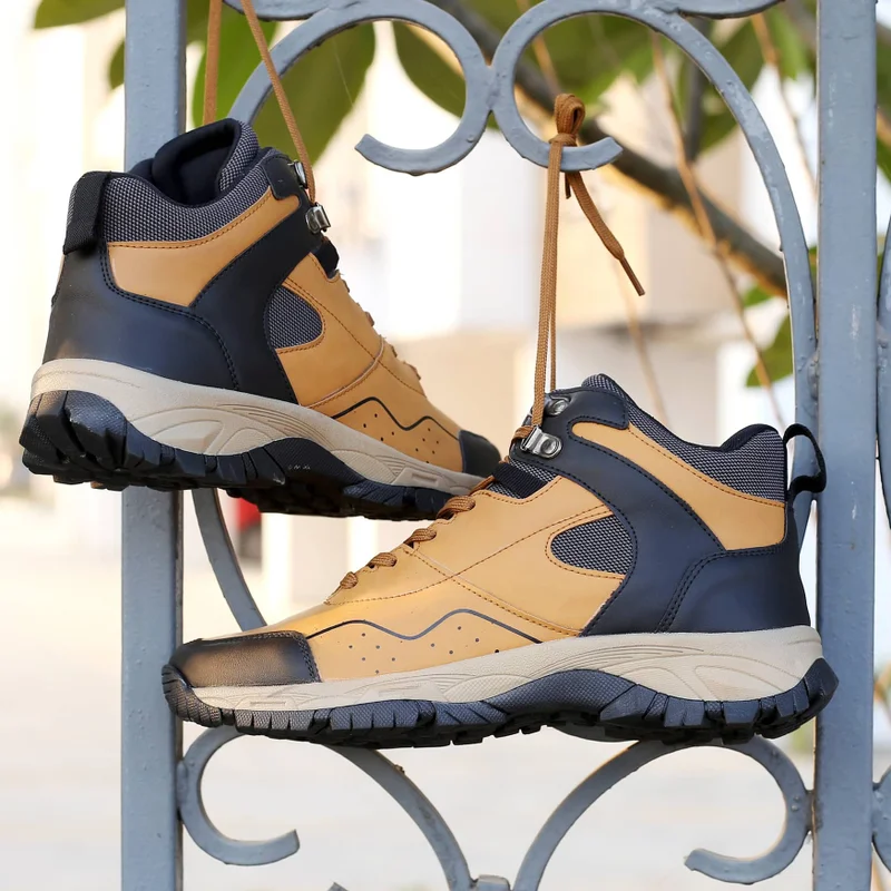 Bacca Bucci Tan Alpine Hiking & Trekking Boots for Men | Best Price UAE